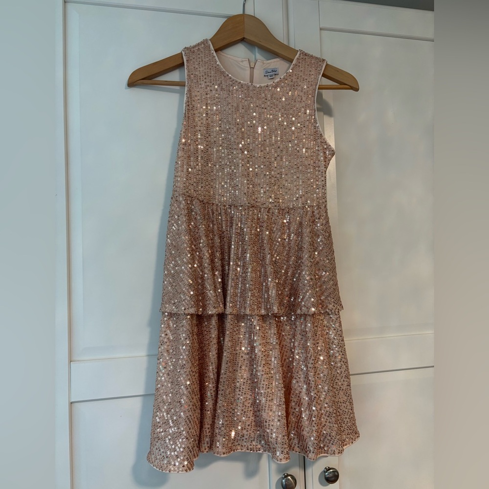 Annabelle Tiered Sequin Dress